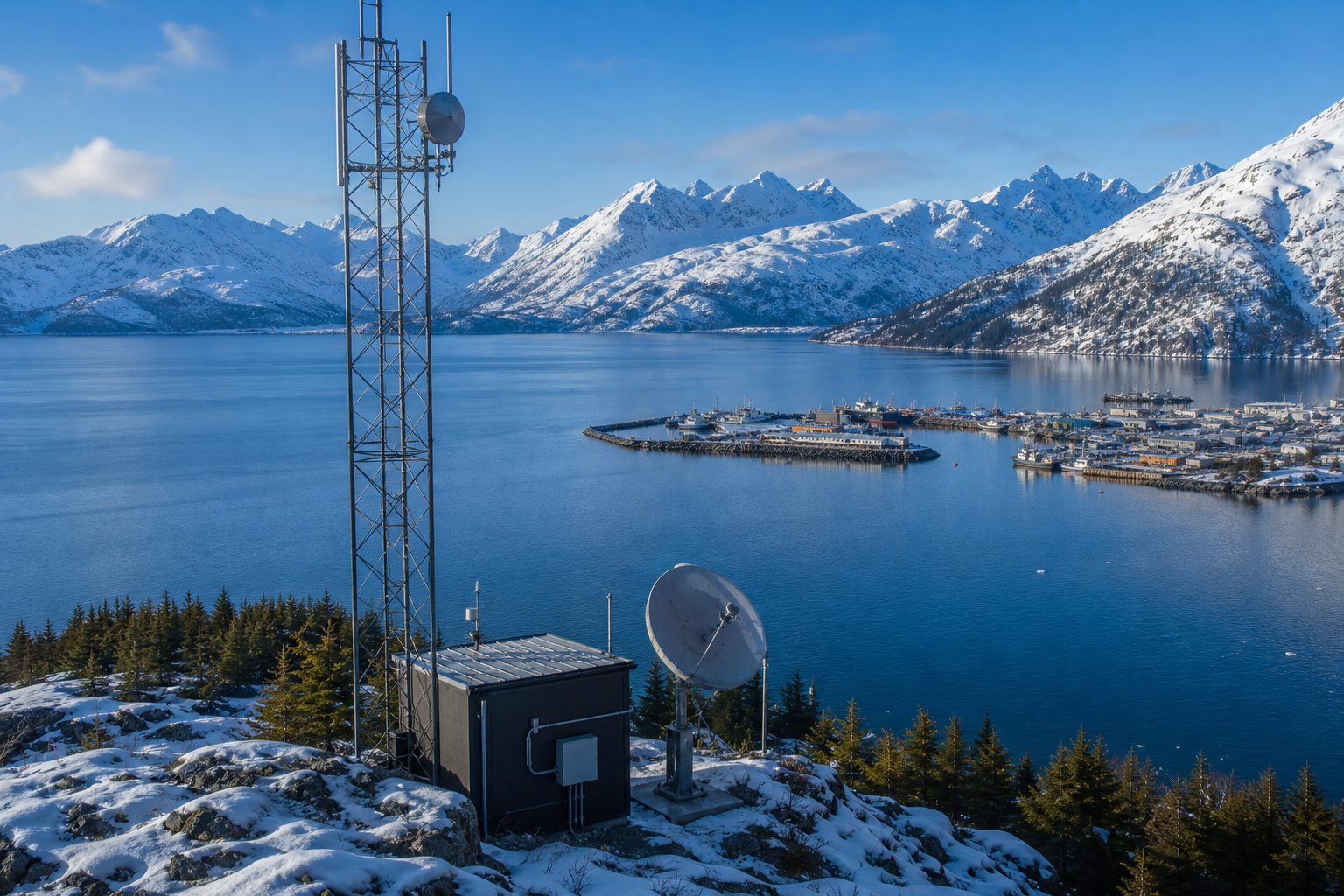 Remote communications infrastructure in coastal Alaska